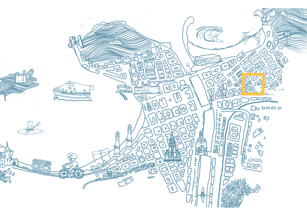 Koba Hostel - Mapa